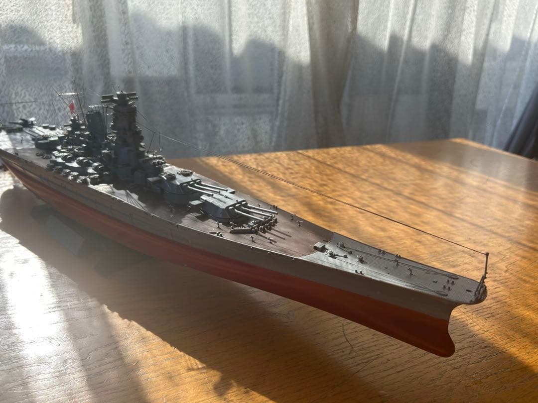 (超精密製作)男達の戦艦大和最終型 サイズ1/350完成品(送料込み)販売です。