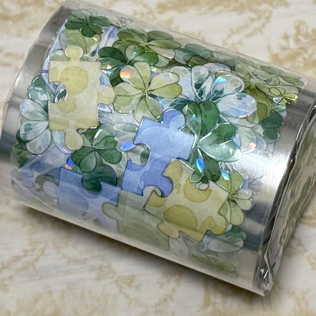 海外 PETテープ マスキングテープ 四葉のクローバー