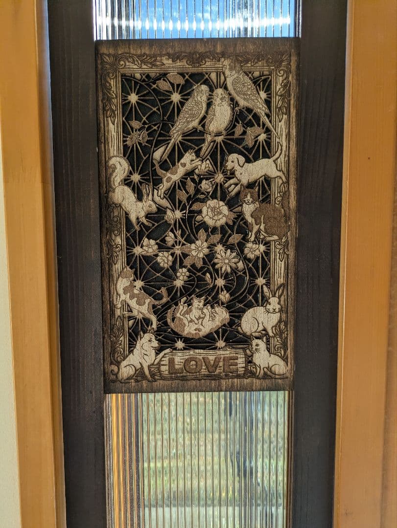 [行って帰る君]　大型 ペットドア　ペット スルー