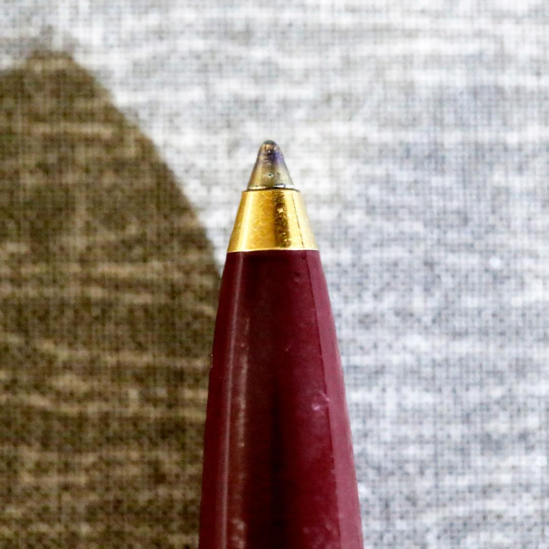 【送料込み】モンブラン ボールペン レバー式 ボルドー