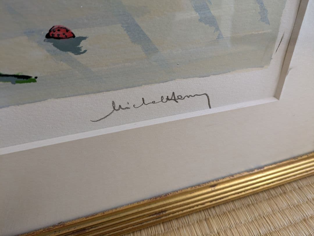 ミッシェル・アンリ Michel Henry　直筆サイン　250部限定