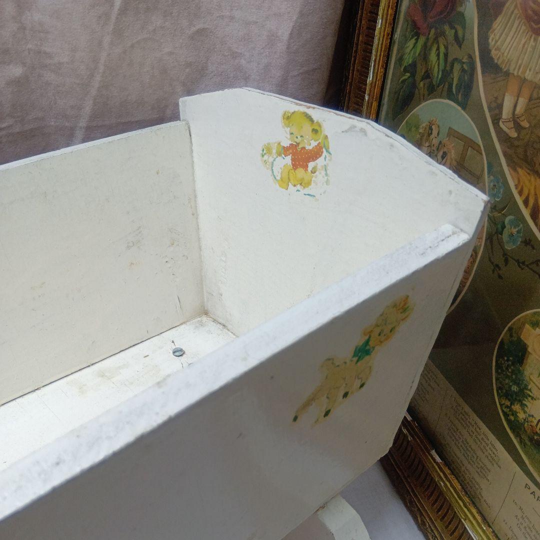 ♥ホワイトの可愛いヴィンテージ揺りかご♥