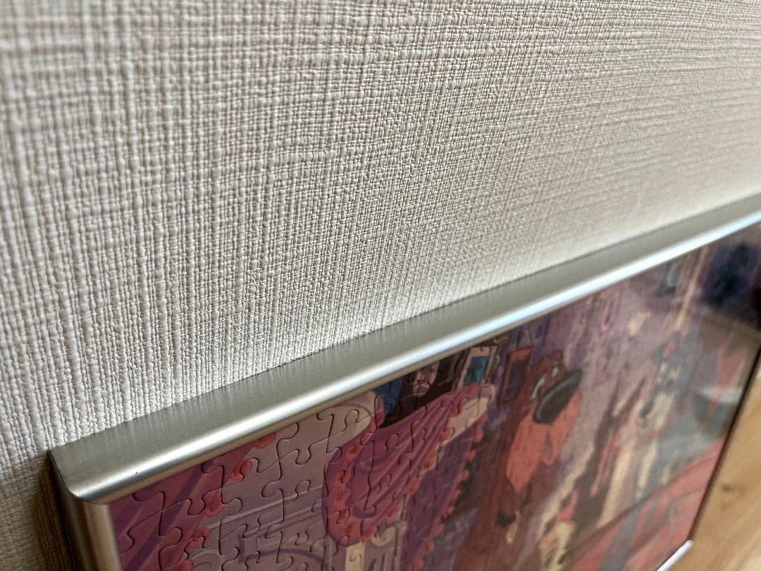 希少　わんわん物語　ジグソーパズル フレーム付き