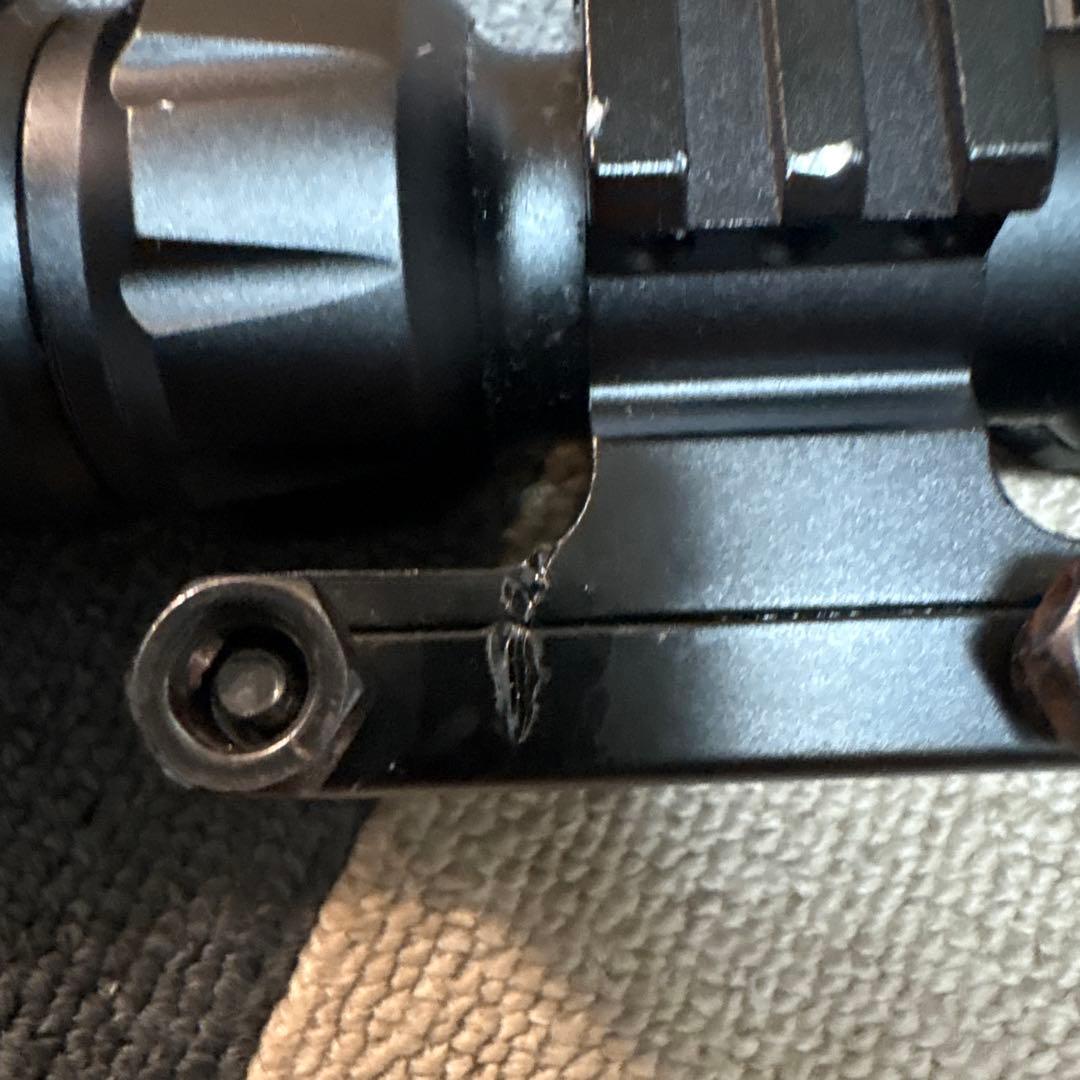 スコープ ブラック 大口径 フリップアップキャップ付き