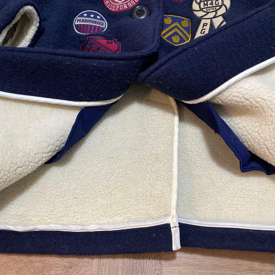 パーリーゲイツ♡コート♡アウター♡ネイビー♡ワッペン♡L