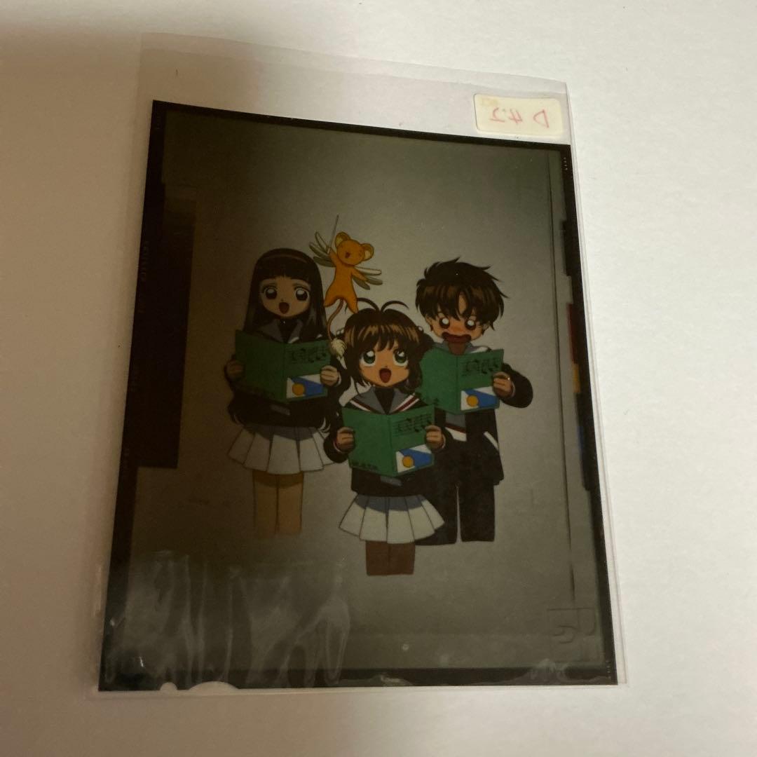 カードキャプターさくら　メーカー用ネガフィルム　木之本桜　李小狼　大道寺知世