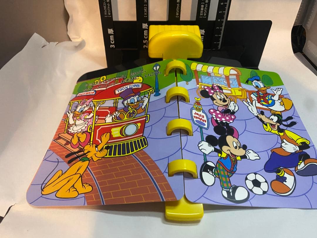 新品未使用★さわってピコ ミッキーなかよしトゥーンタウン もののなまえと音★美品