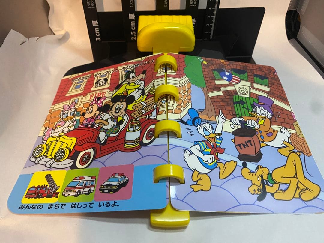 新品未使用★さわってピコ ミッキーなかよしトゥーンタウン もののなまえと音★美品