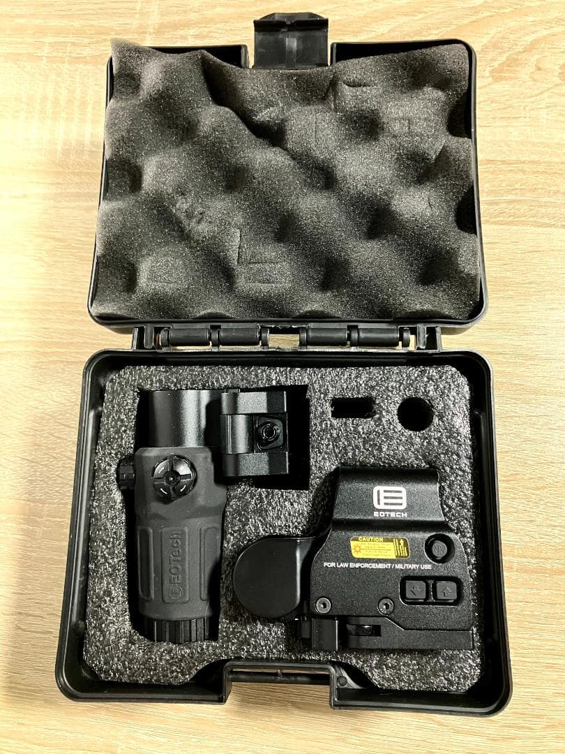 EOTech XP ブラック光学サイト ホロサイトブースターセット ケース付き
