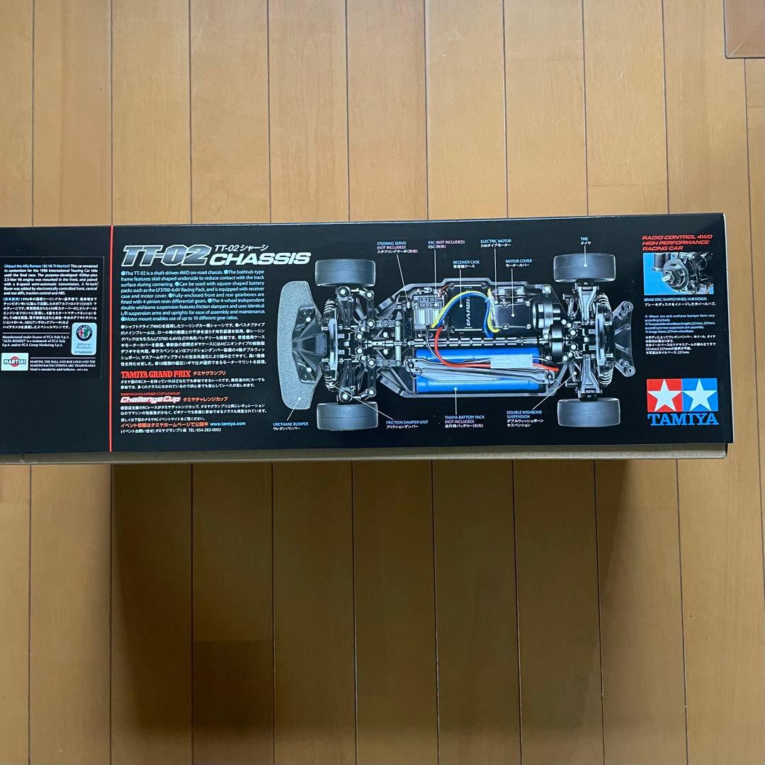 タミヤ　1/10RC アルファロメオ155 V6 TI マルティー二