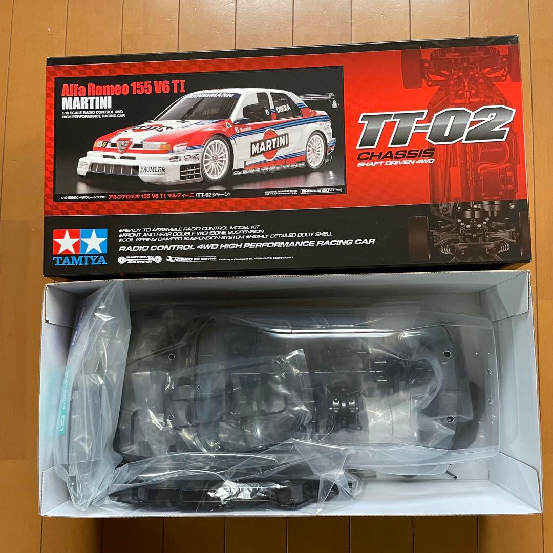 タミヤ　1/10RC アルファロメオ155 V6 TI マルティー二