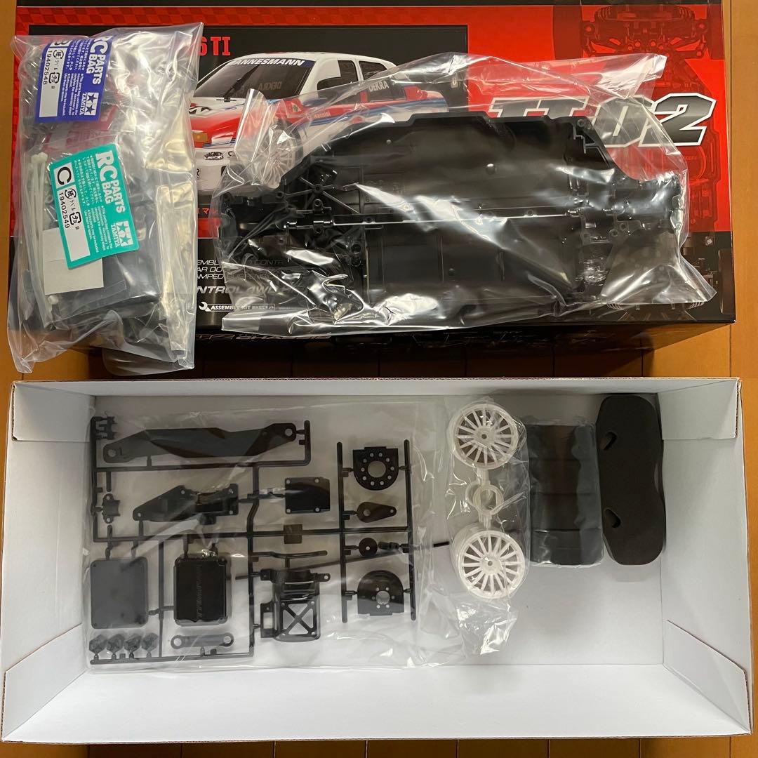 タミヤ　1/10RC アルファロメオ155 V6 TI マルティー二