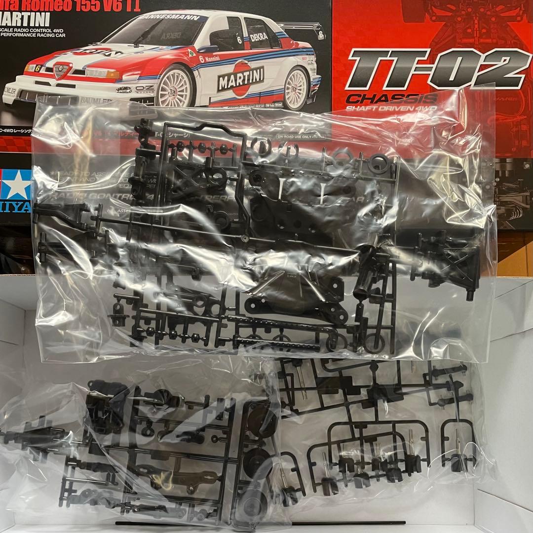 タミヤ　1/10RC アルファロメオ155 V6 TI マルティー二