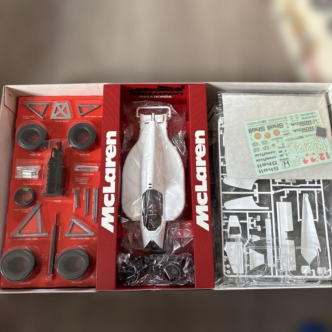（1）初版？田宮　Tamiya McLaren MP4/6 Honda 1/12