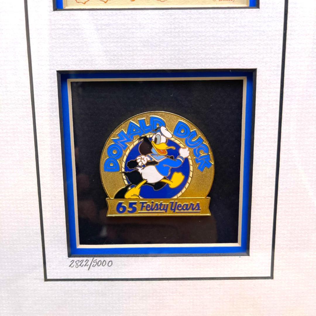 限定品 レア★ドナルドダック 65周年　スタンプアートギャラリー