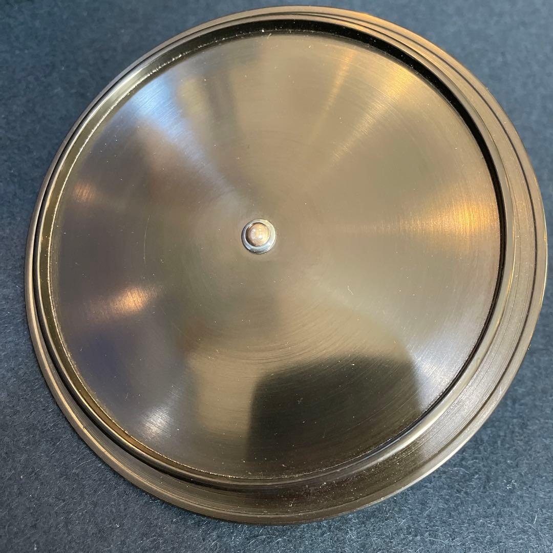 【菊地正直】(造)の「鵬雲斎」(好)『ツボツボ紋青海波釜』※南鐐摘　茶道具　茶釜