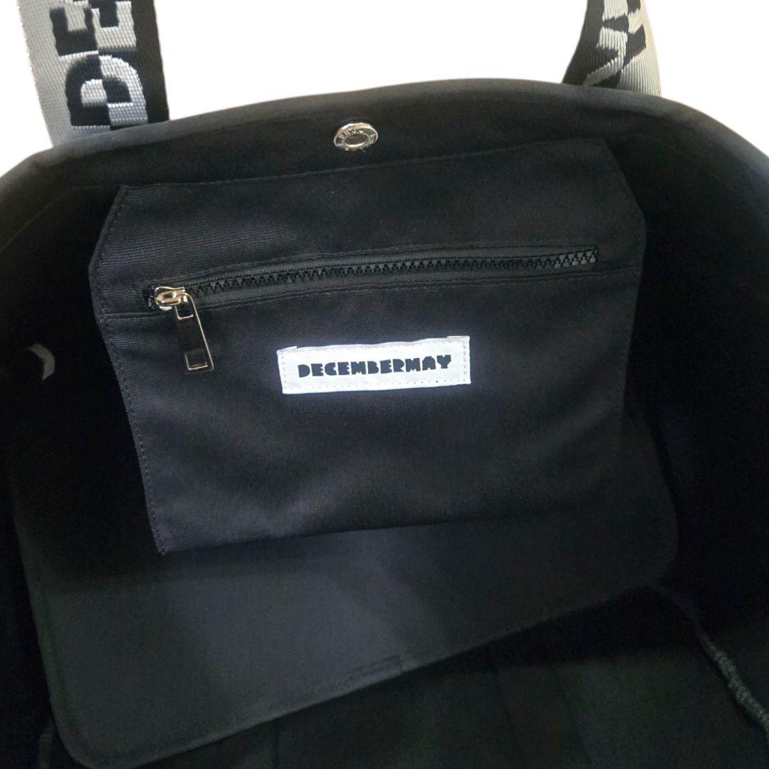 【新品】DECEMBERMAY 　ゴルフ　トートバッグ　ブラック　大容量