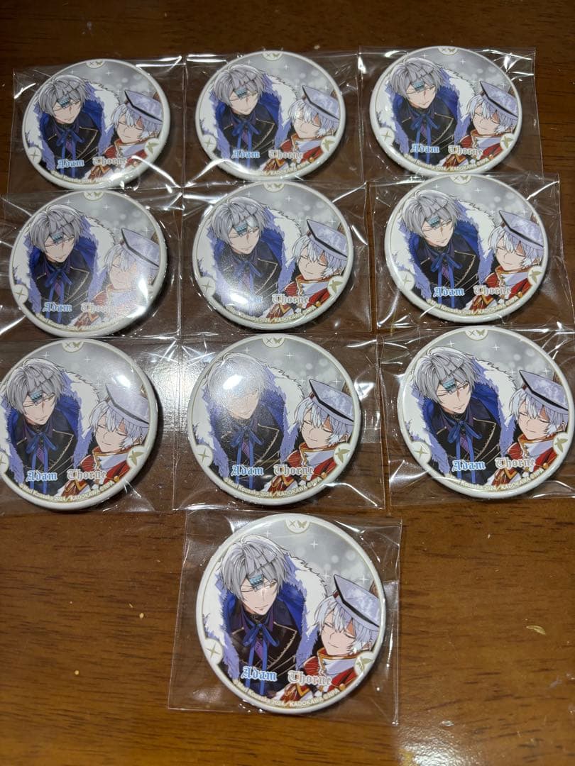 ねむ出品 蒼の兄弟 缶バッチ60個