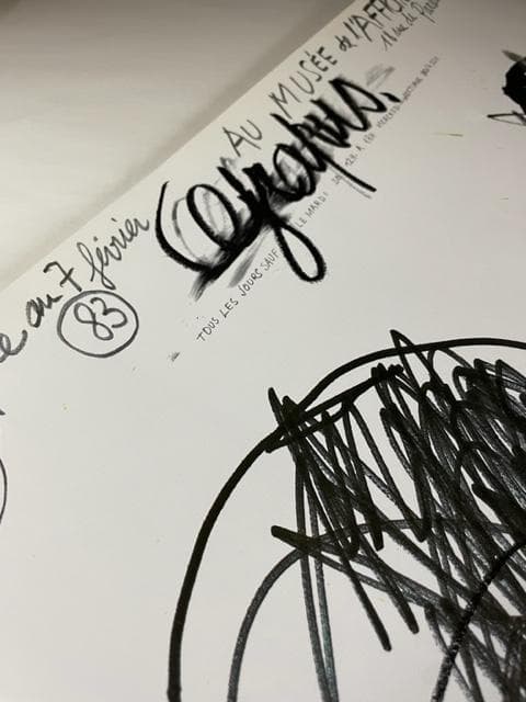 額装品 ミッキー Ｇ.Ｆ.（フランス グラピュス）MICKEY アートポスター