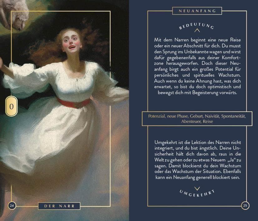 【正規品タロットカード】ドイツの入手困難デッキ✨心と魂に触れるタロット✨金縁