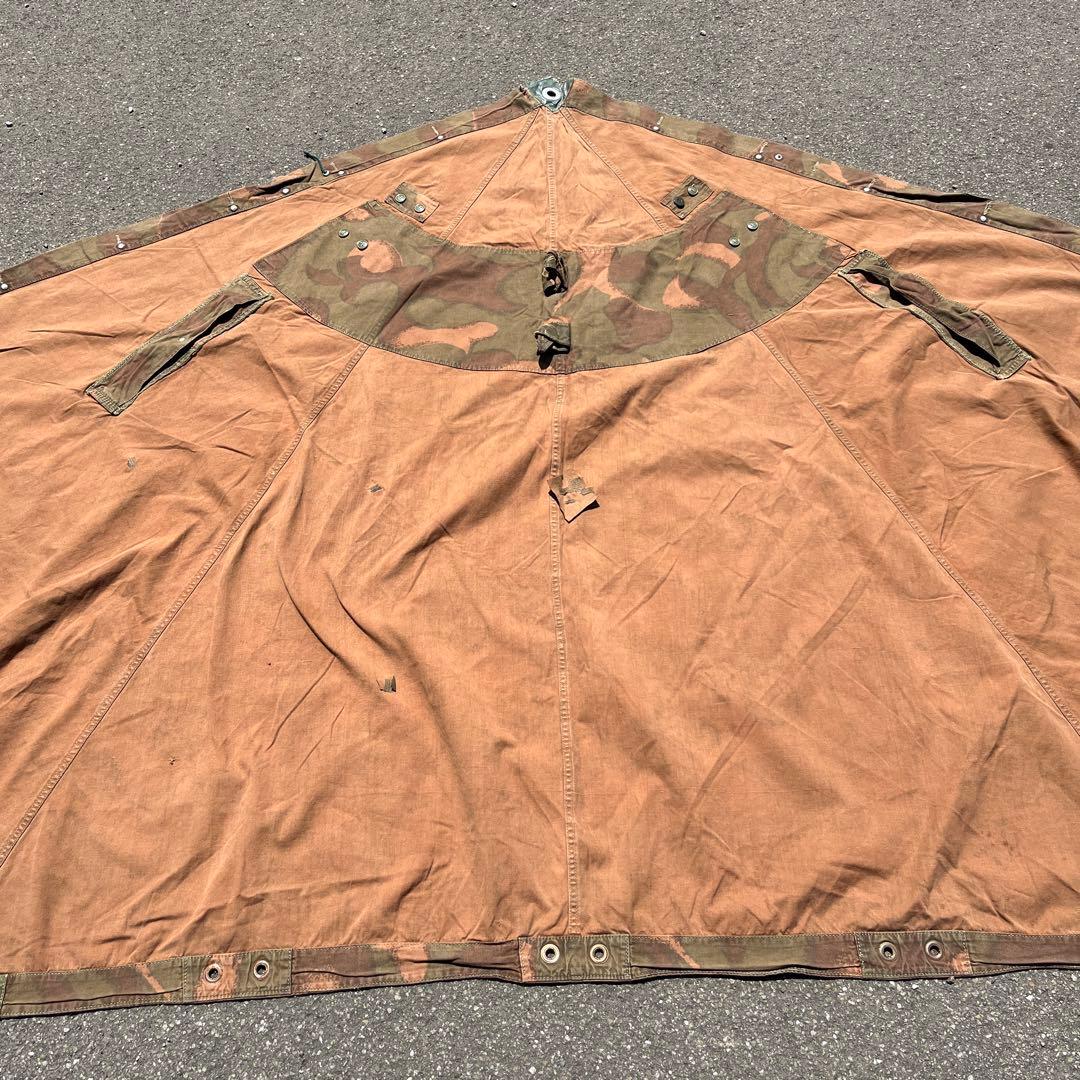 希少、入手困難！ハンガリー軍幕　ポンチョテント　単品