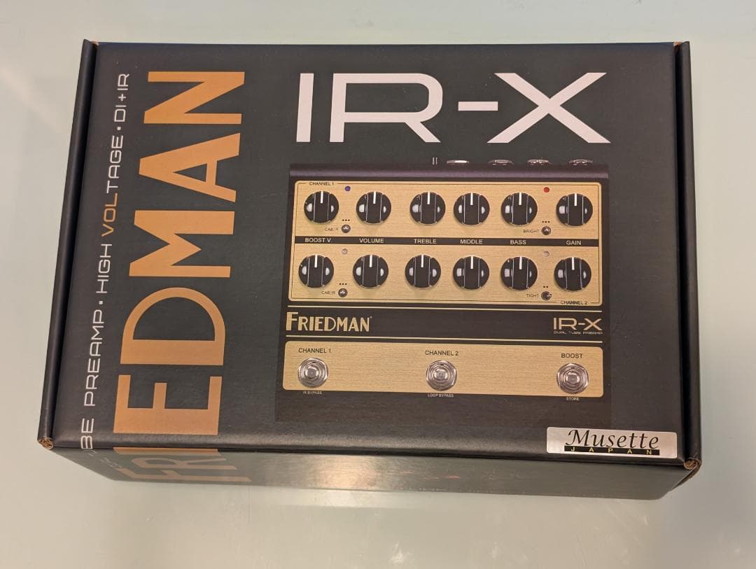 国内正規品 Friedman IR-X Dual Tube Preamp