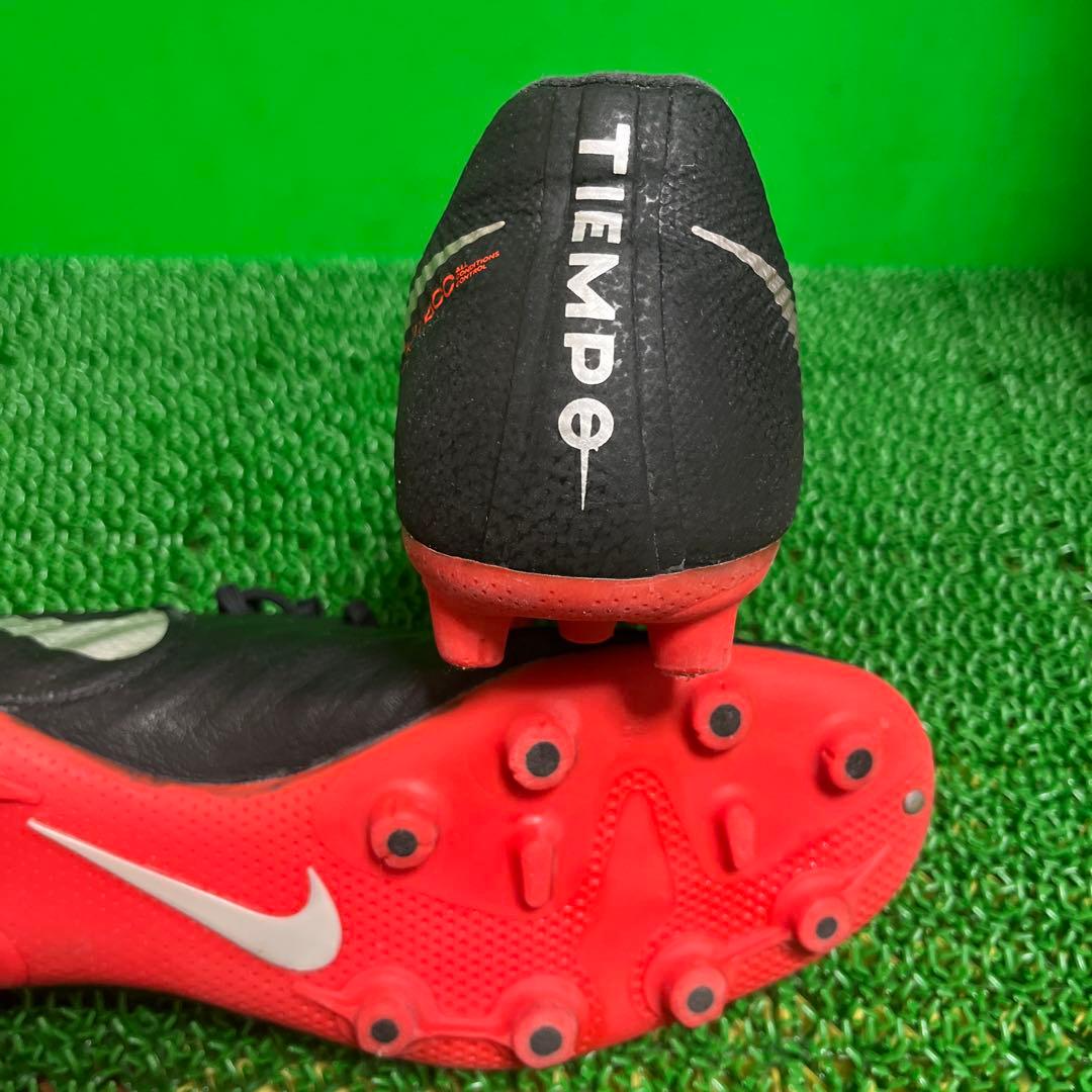 ナイキ サッカースパイク レジェンド 7 エリート HG(ブラック×レッド)