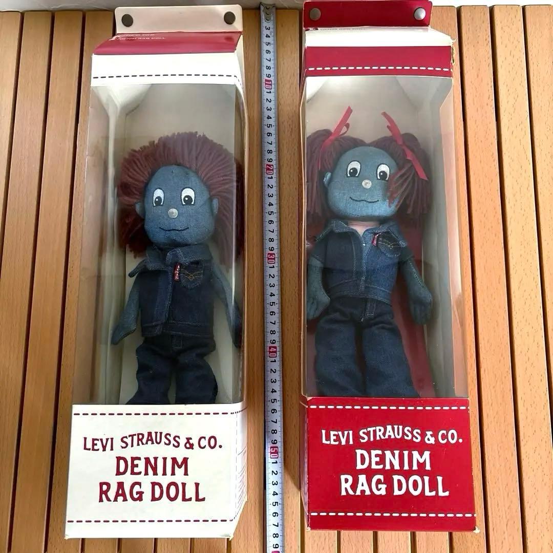 希少！BOY GlRLリーバイス LEVIS デニムラグドール 人形ヴィンテージ