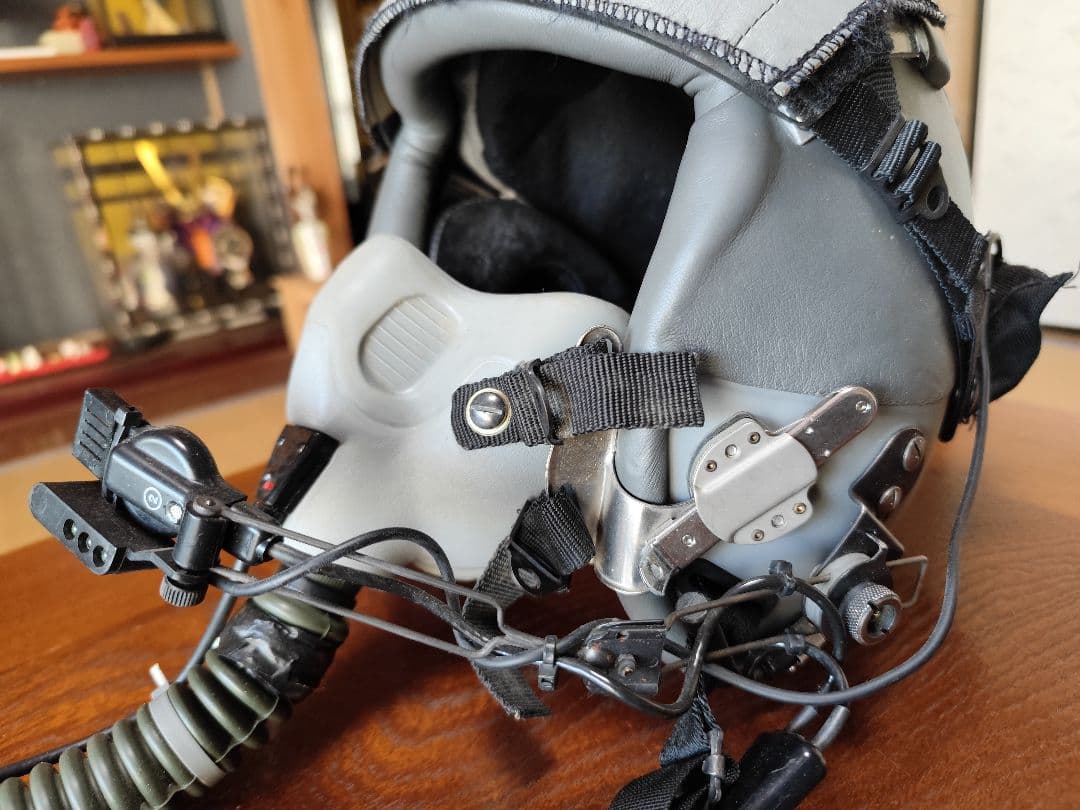 輸送機クルーヘルメット　マスク、ブーム マイク付き