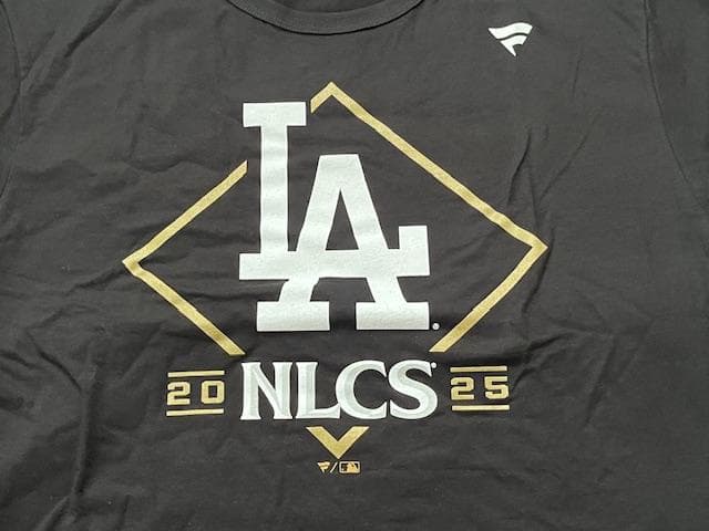 大谷翔平MLB2025NLCS優勝BLACK＆GOLDロッカーROOMTEE/L