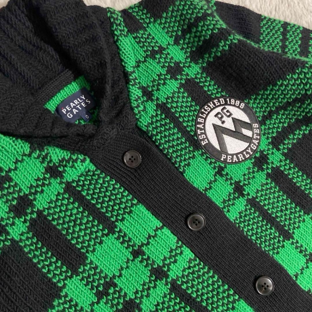PEARLY GATES パーリーゲイツ　厚手ニットカーディガン　レディース　S
