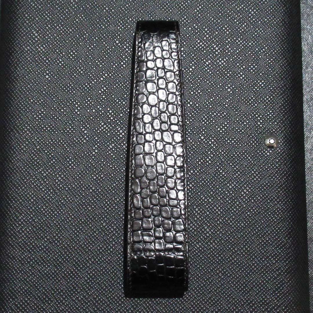 モンブラン ペンケース ペンポーチ アリゲーター型押し 1本用 112599