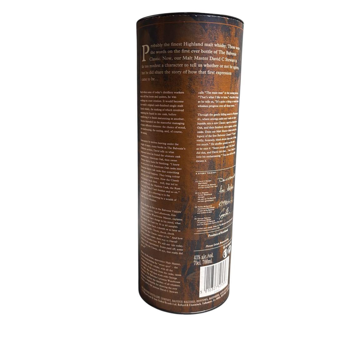 ウイスキー The Balvenie The creation of a classic
