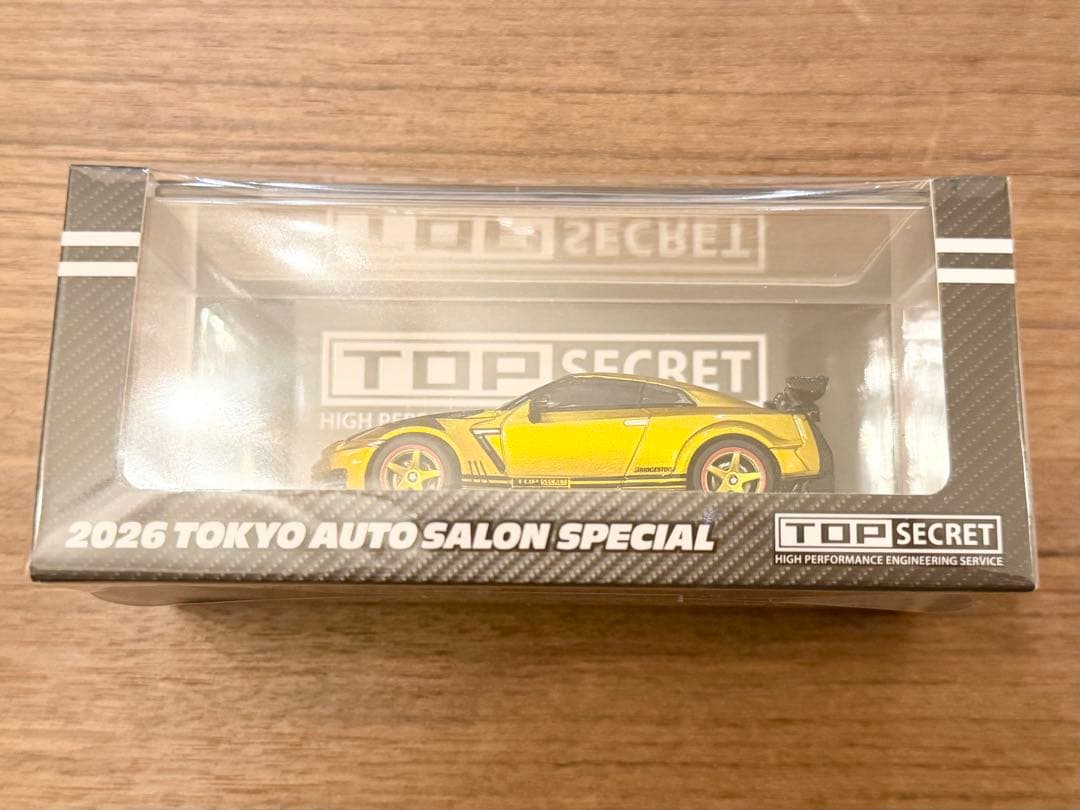 新品 1/64 日産 GTR トップシークレット 東京オートサロン2026