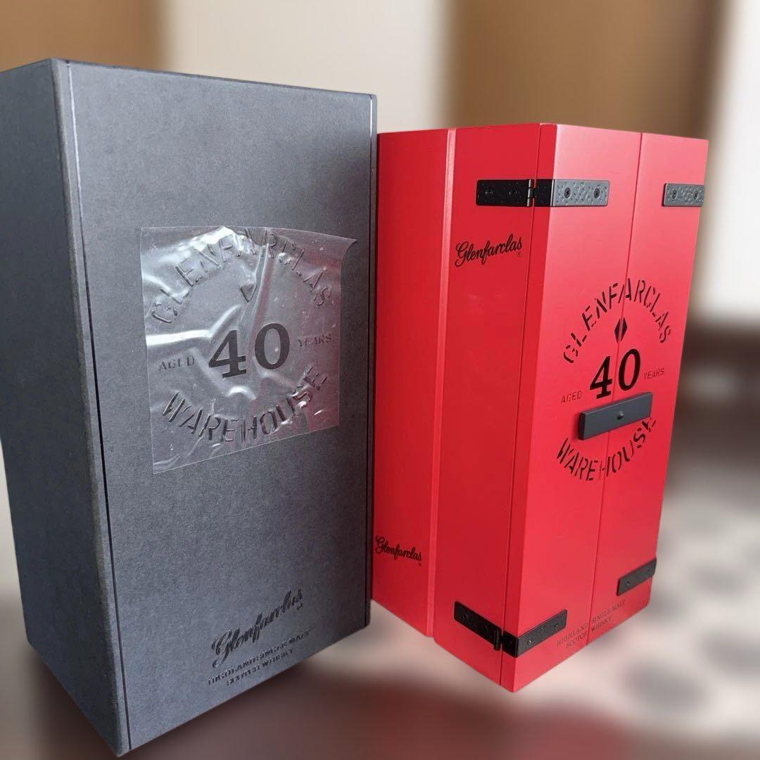 Glenfarclasグレンファークラス40年 ⭐︎空瓶&木箱&外箱付き
