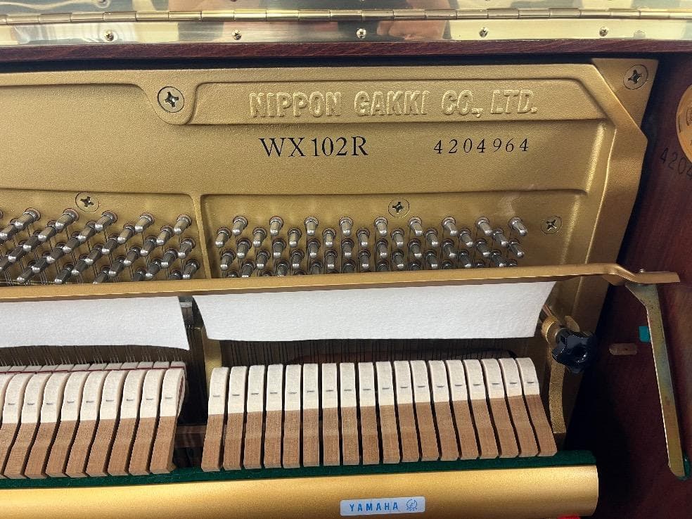 ★68333【アップライトピアノ】YAMAHA　WX102R