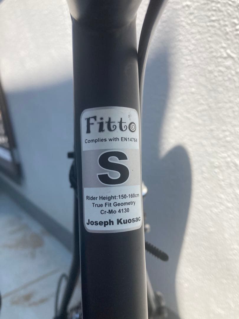JOSEPH KUOSAC Fitto ミニベロ　自転車 Sサイズ ブラック