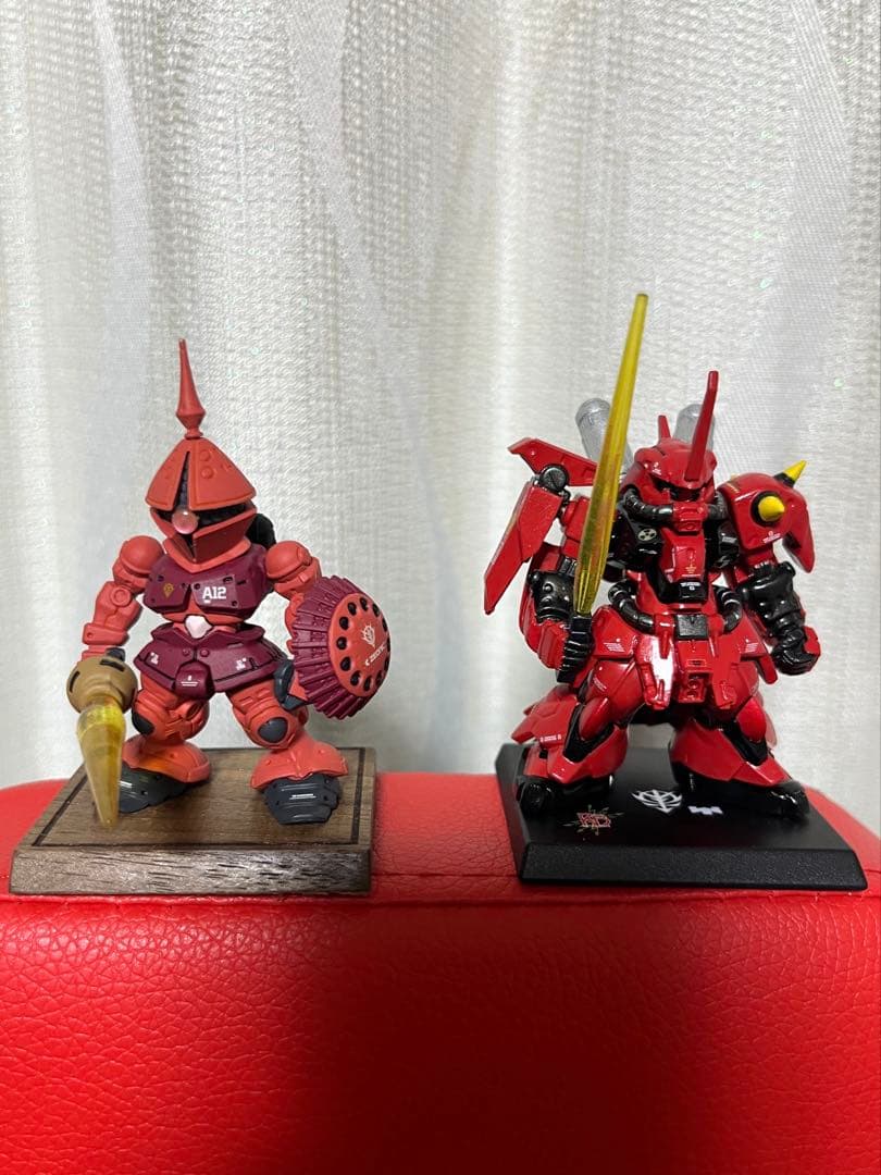 ガンダムコンバージ　創作ジークアクス世界線シャア専用機体セット（オマケ付き）