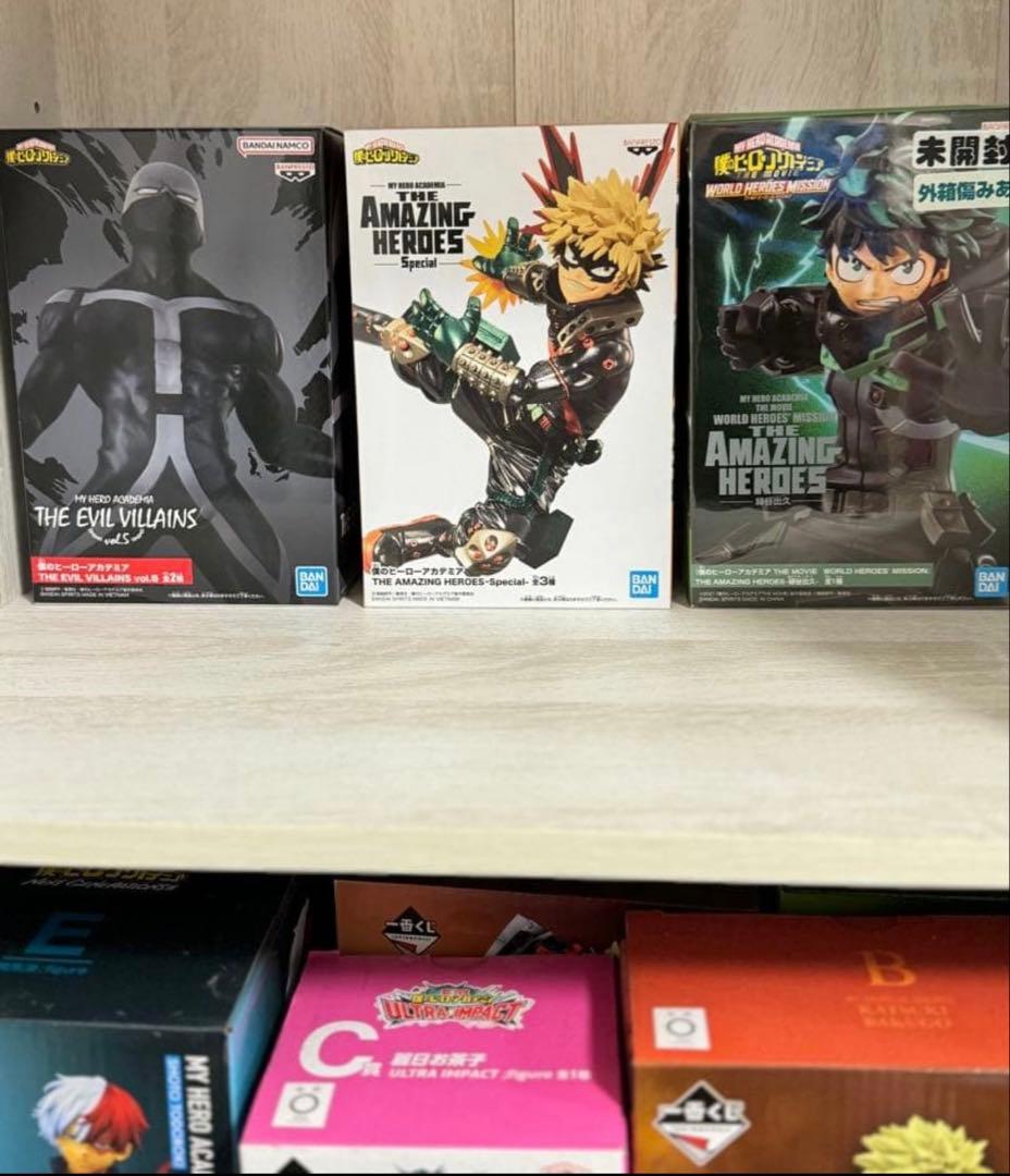 ヒロアカフィギュア　ヒロアカ一番くじ　等　全てセット　引退品