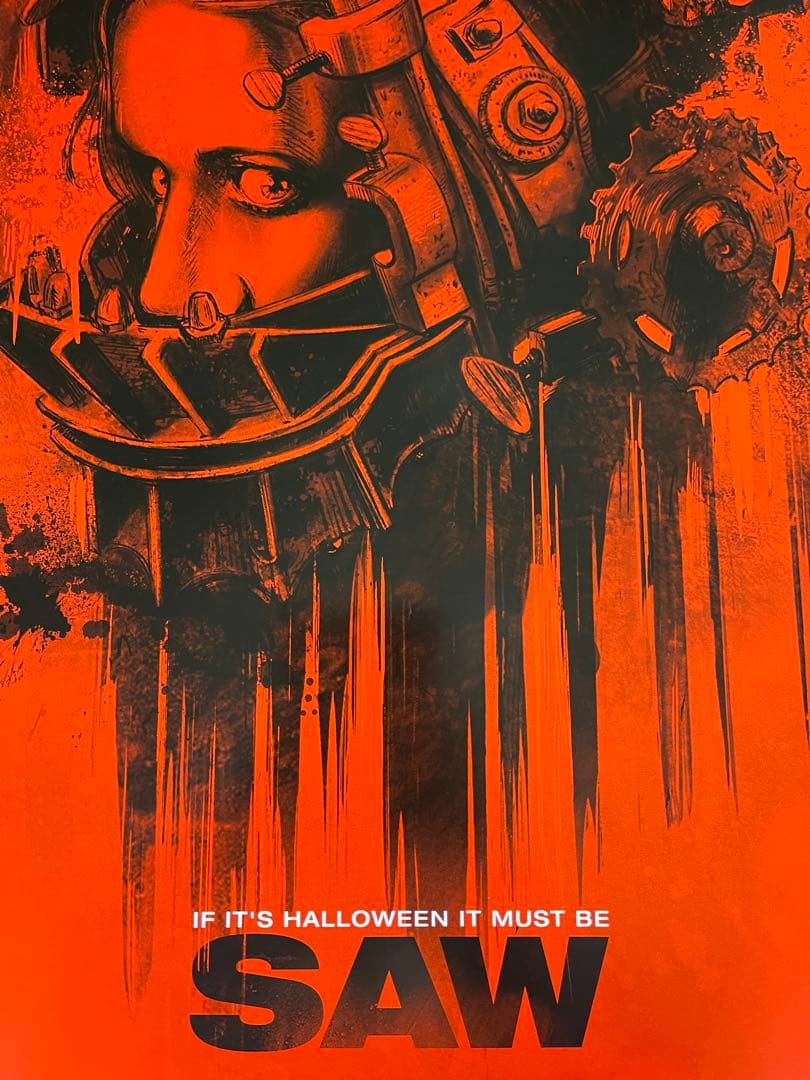 *枚数限定*映画館用片面印刷ポスターUS版:ソウ 10thANNIVERSARY