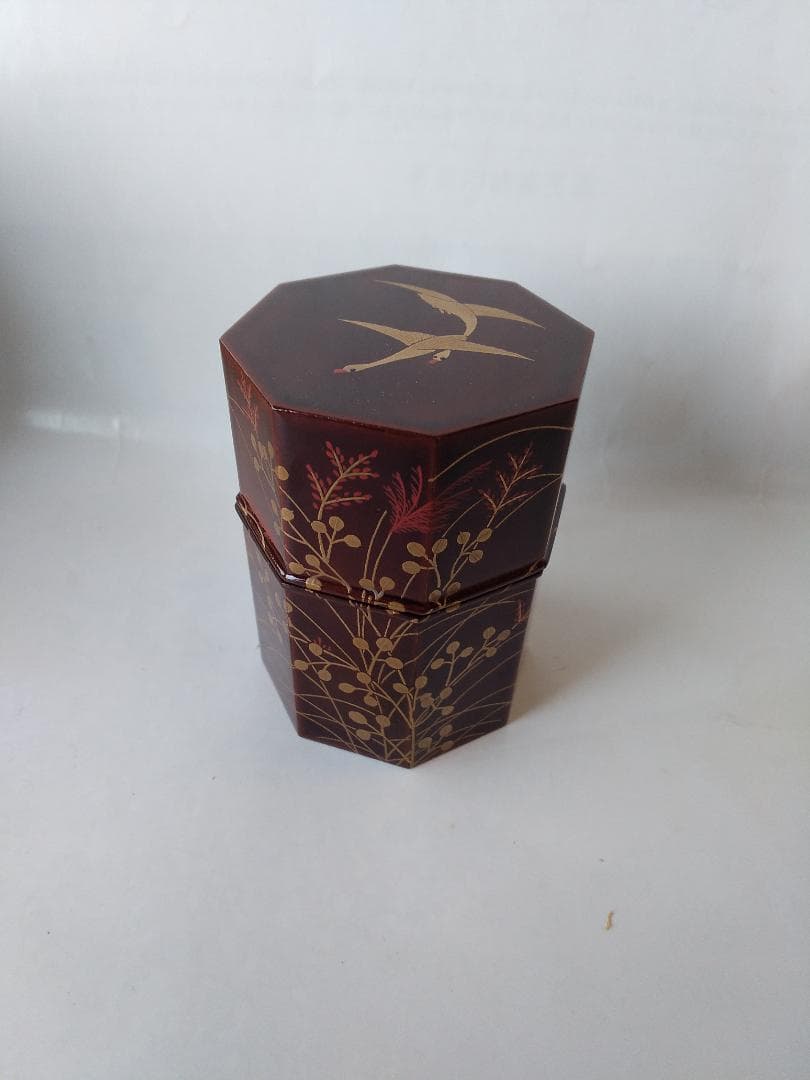 中村宗悦 作 源氏香図 中棗 共箱 共布 漆器 漆芸 抹茶 茶道具 新品 未使用