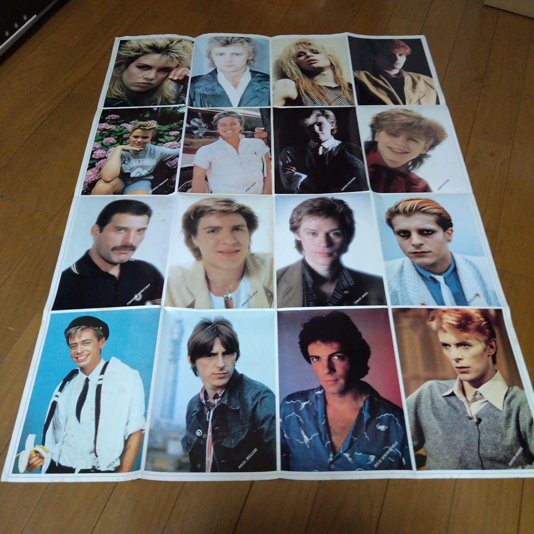 ポスター 1982年 ミュージックライフ 付録 2面 リッチー・ブラックモア