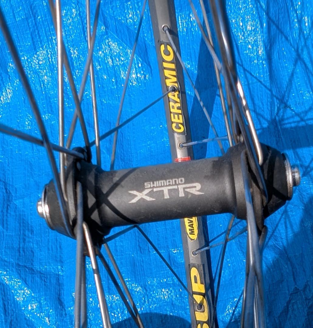 マビックリム217CDセラミックシマノXTR M950 26インチMTBホイール