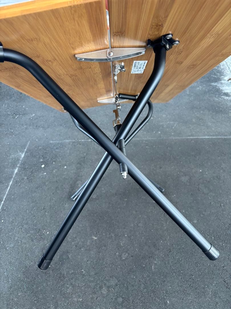  peak ワンアクションローテーブル　竹　ブラック　雪峰祭　限定