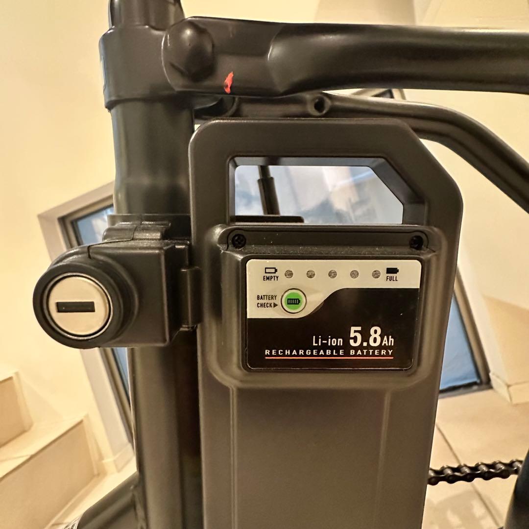 折りたたみ式　電動アシスト自転車 シティタイプ 5.8Ah