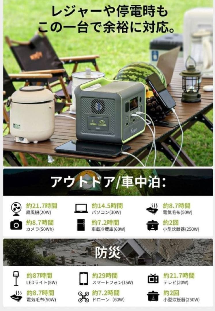 Fossibot F800 ポータブル電源