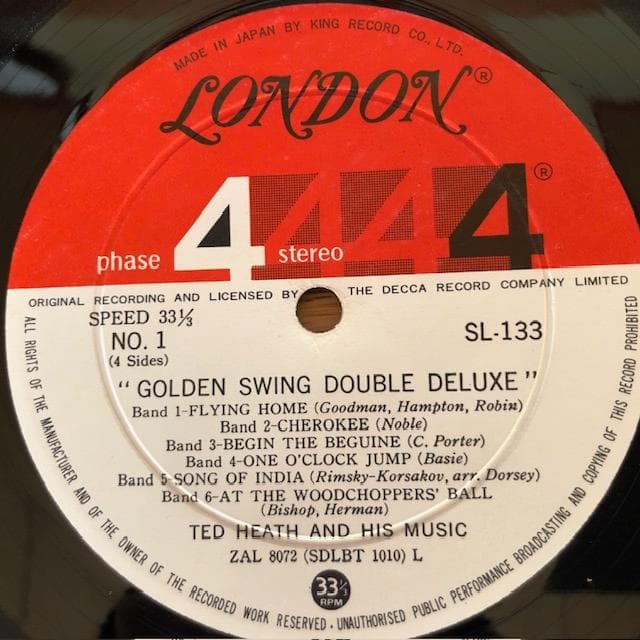 テッド・ヒース / 栄光のスウィング2枚組LP 豪華版 d640y69