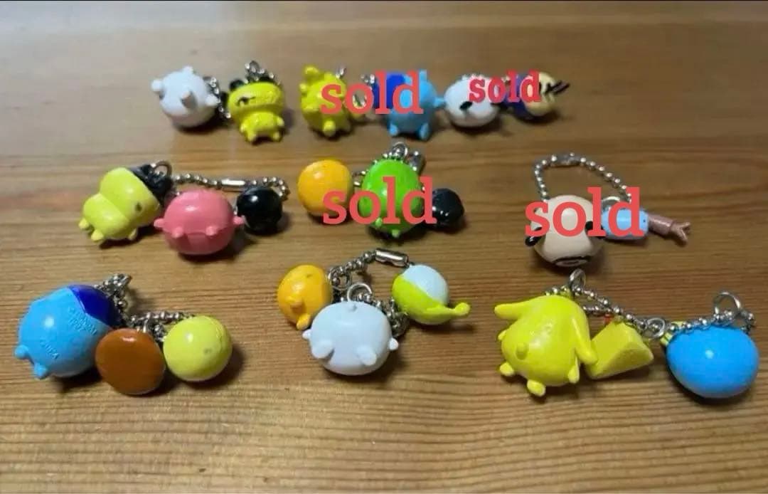 たまごっち　キーホルダー6点セット