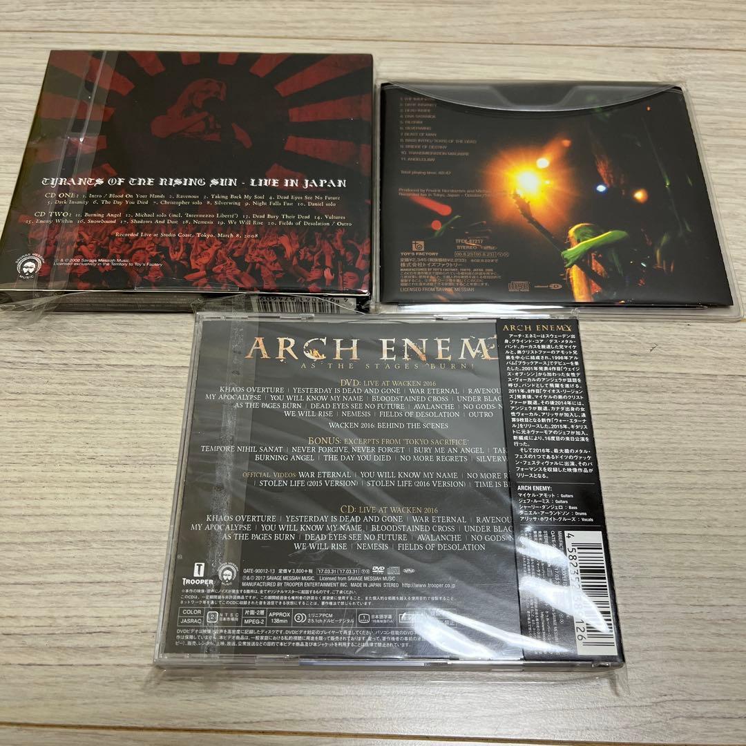 アーチ・エネミー Arch Enemy Live ライブ CD DVD