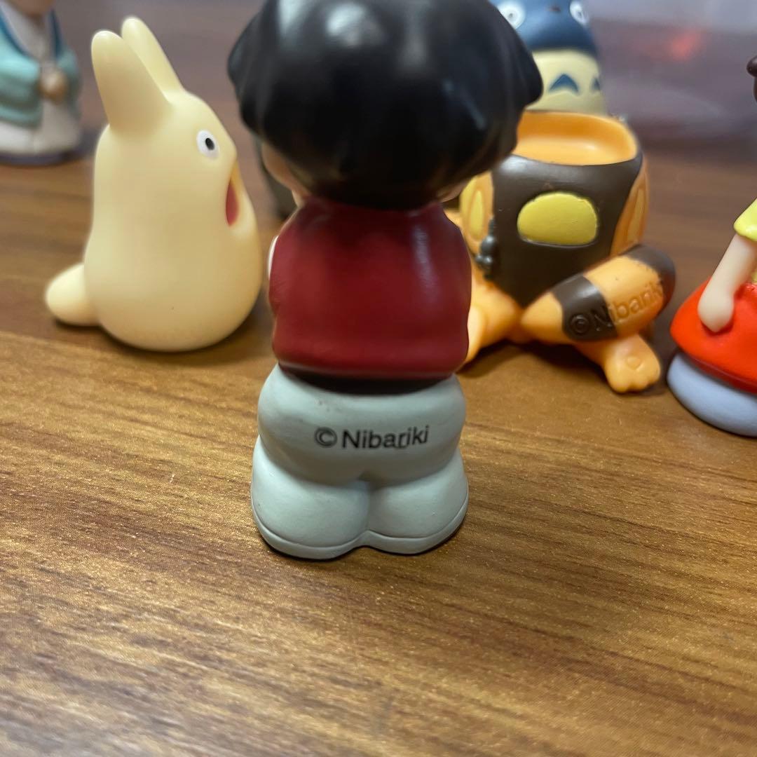 となりのトトロ ミニフィギュア11体 二馬力刻印 ネコバス　トトロ